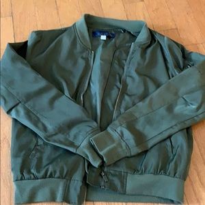 Army Green Bomber Jacket